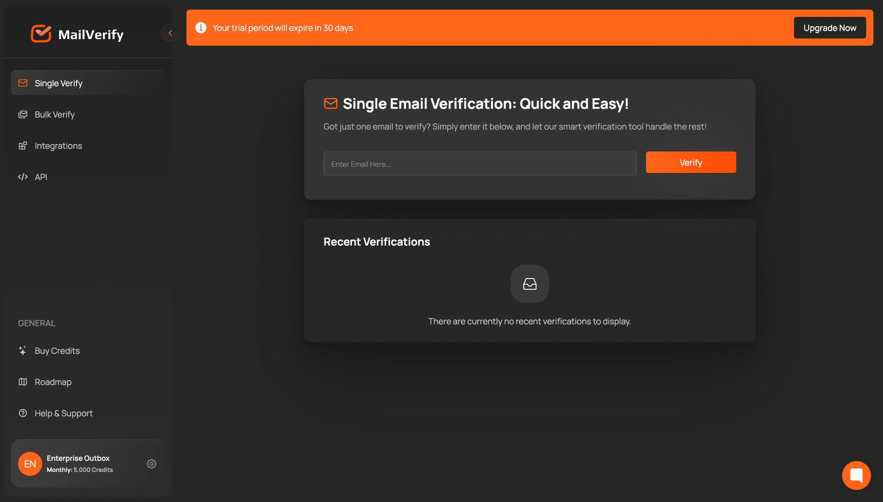 MailVerify screenshot